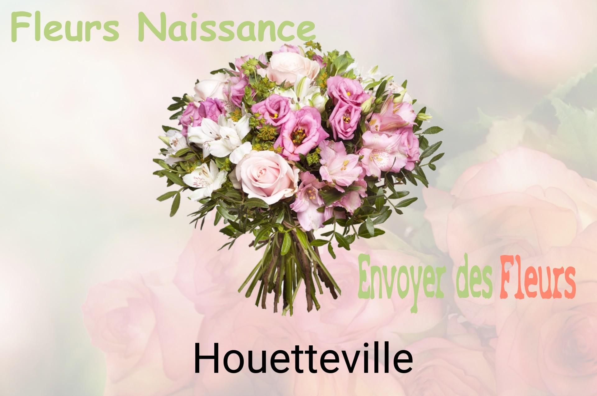 Bouquet de fleurs de naissance livré à Houetteville